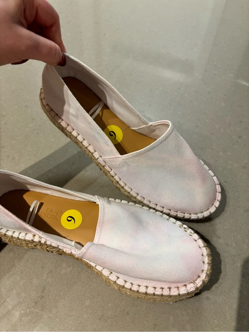 Splendid Pale Pink Canvas Espadrille Slip-Ons